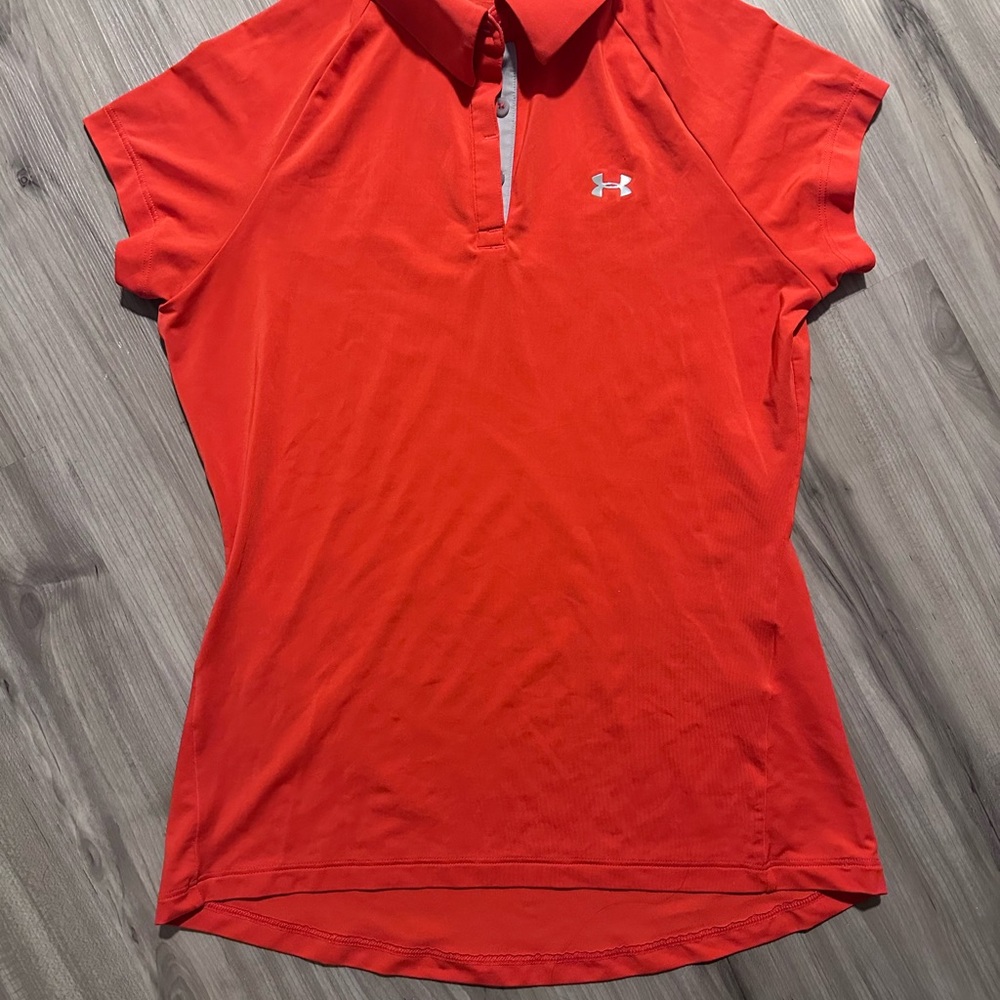 Under Armour Women's Red Polo Shirt